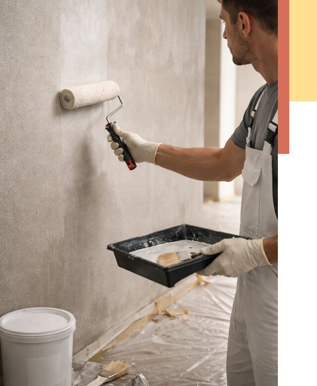 Грунтовка стен в Похвистнево от 2255 руб. м2 — быстро, недорого, с материалом | ОТДЕЛОЧНИК-Пхв