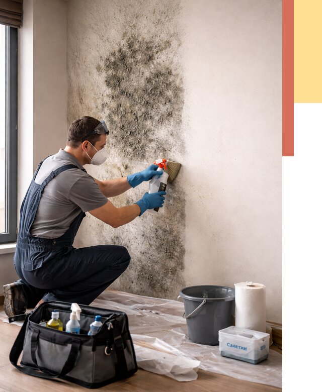Удаление плесени со стен в Похвистнево от 2204 руб. — быстро и недорого | ОТДЕЛОЧНИК-Пхв