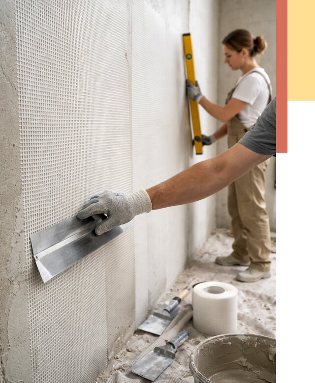 Армирование стен стеклосеткой в Похвистнево от 3281 руб. под ключ | ОТДЕЛОЧНИК-Пхв