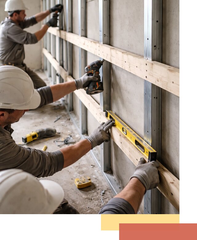 Устройство обрешетки под панели в Похвистнево