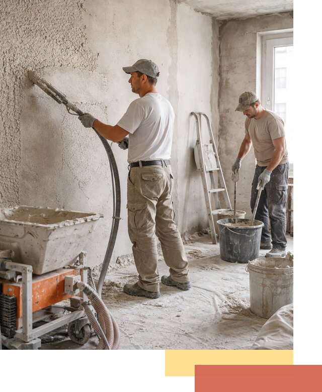 Машинная штукатурка стен в Похвистнево — быстро и качественно