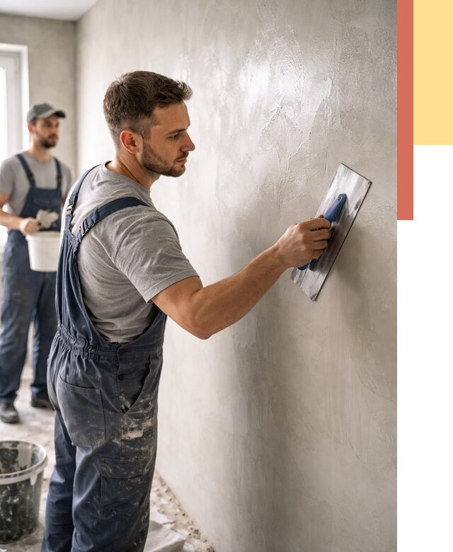 Глянцевание штукатурки стен в Похвистнево от 7689 руб. — услуги и затирка | ОТДЕЛОЧНИК-Пхв