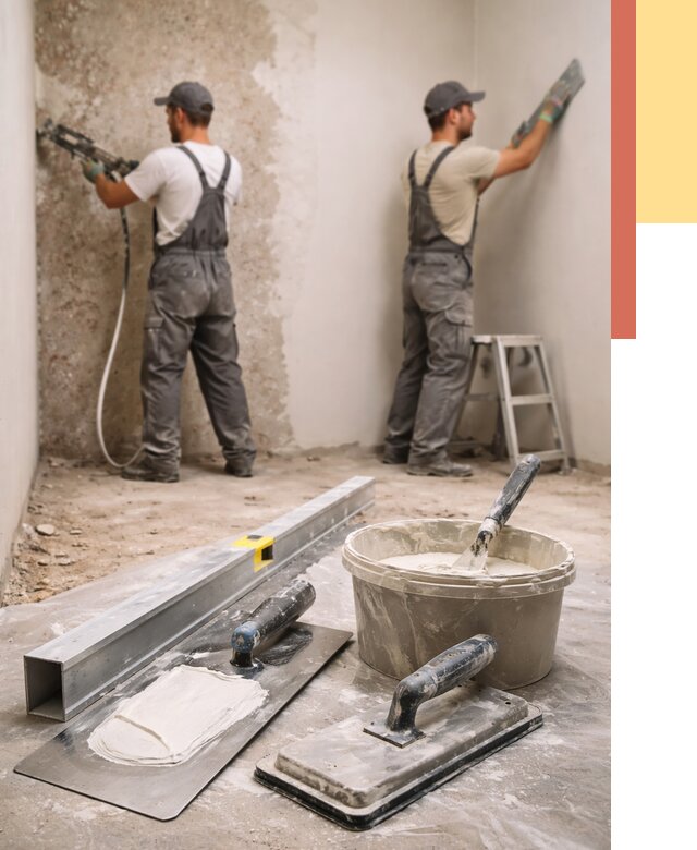 Штукатурка стен под обои в Похвистнево от 4613 руб./м2 — выравнивание под обои | ОТДЕЛОЧНИК-Пхв