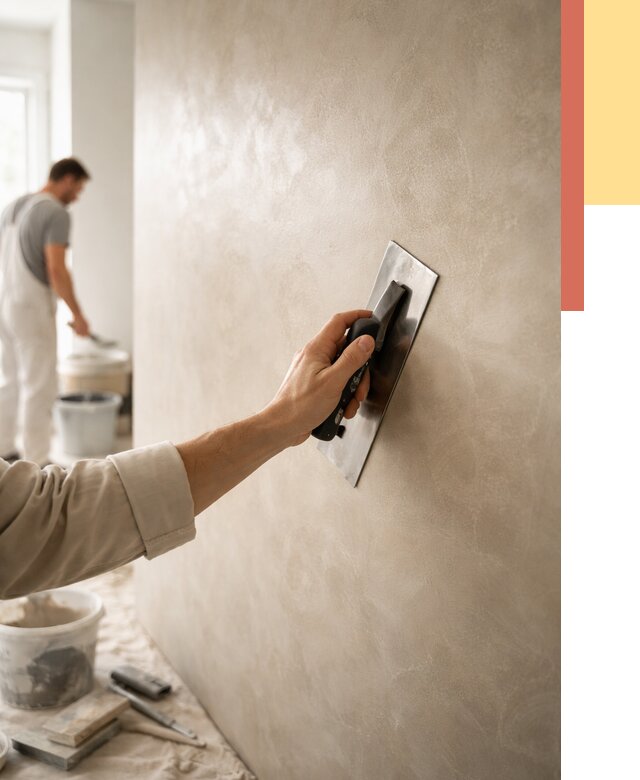 Венецианская штукатурка в Похвистнево от 3588 руб/м² — нанесение стен под ключ | ОТДЕЛОЧНИК-Пхв