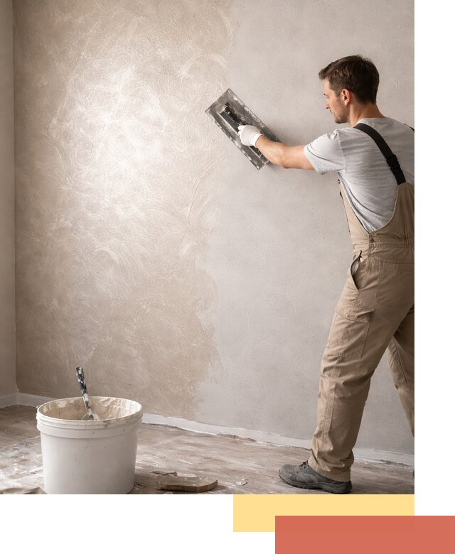 Декоративная штукатурка «Мокрый шелк» под ключ в Похвистнево