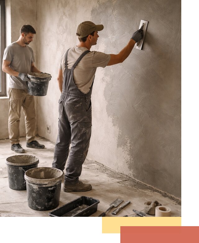 Нанесение микроцемента на стены в Похвистнево качественно и быстро