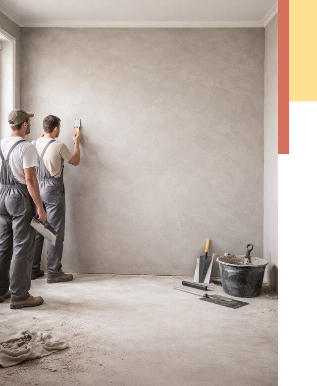 Микробетон на стены в Похвистнево от 1282 руб. — нанесение и отделка | ОТДЕЛОЧНИК-Пхв