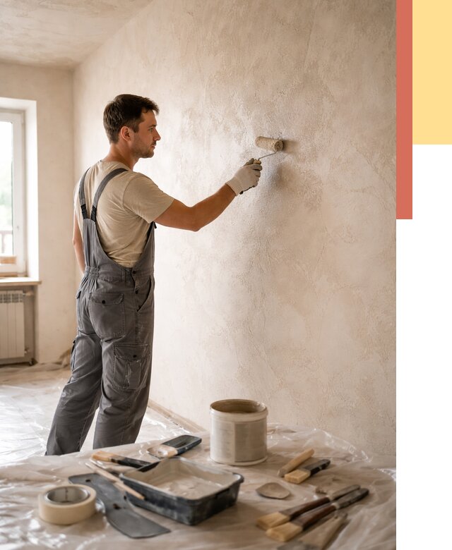 Нанесение лессирующей краски по декоративке в Похвистнево от 1794 руб. | ОТДЕЛОЧНИК-Пхв