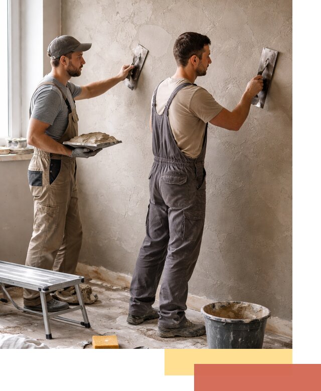 Ремонт декоративной штукатурки и восстановление фактуры в Похвистнево