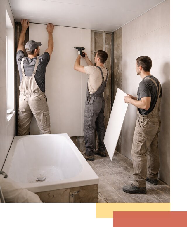 Отделка ванной панели ПВХ профессионально в Похвистнево