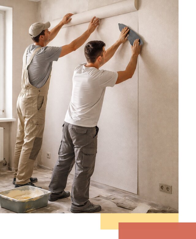 Поклейка виниловых обоев в Похвистнево профессионально и качественно