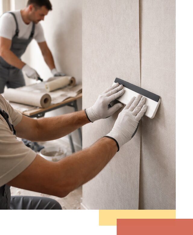 Поклейка обоев под покраску в Похвистнево профессионально и быстро