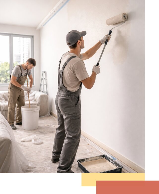 Покраска стен в офисе в Похвистнево — быстрый и качественный ремонт