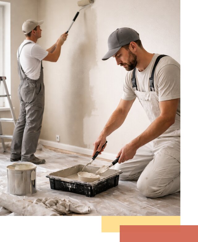 Покраска стен в квартире в Похвистнево — профессионально и аккуратно