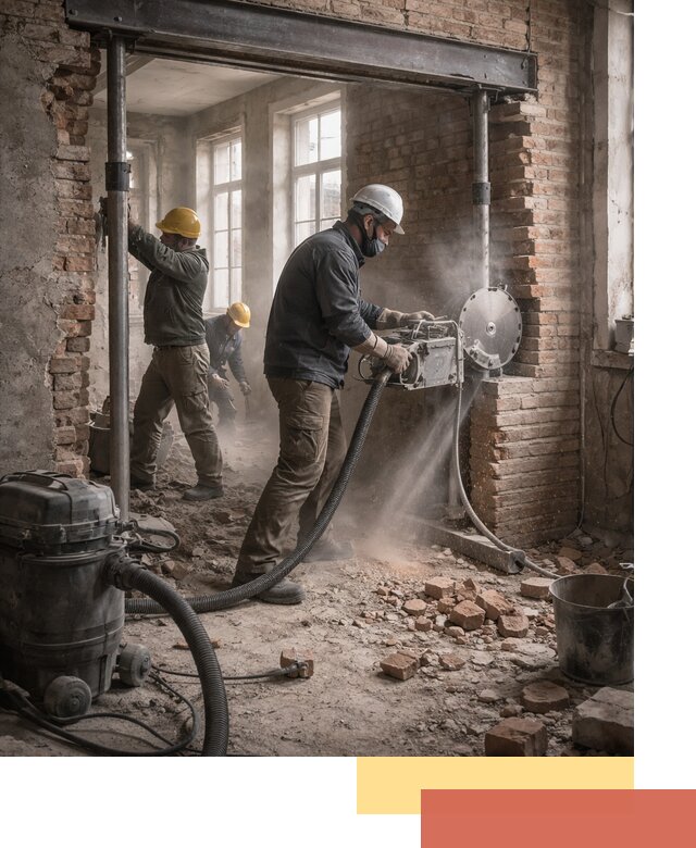 Прорезка проема в стене под дверной или оконный проем в Похвистнево