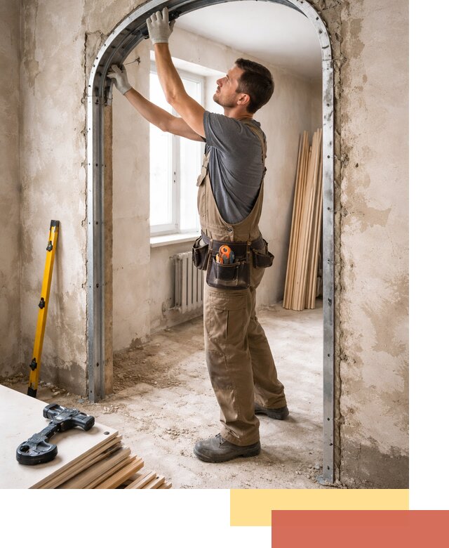 Устройство арочного проема в Похвистнево под ключ