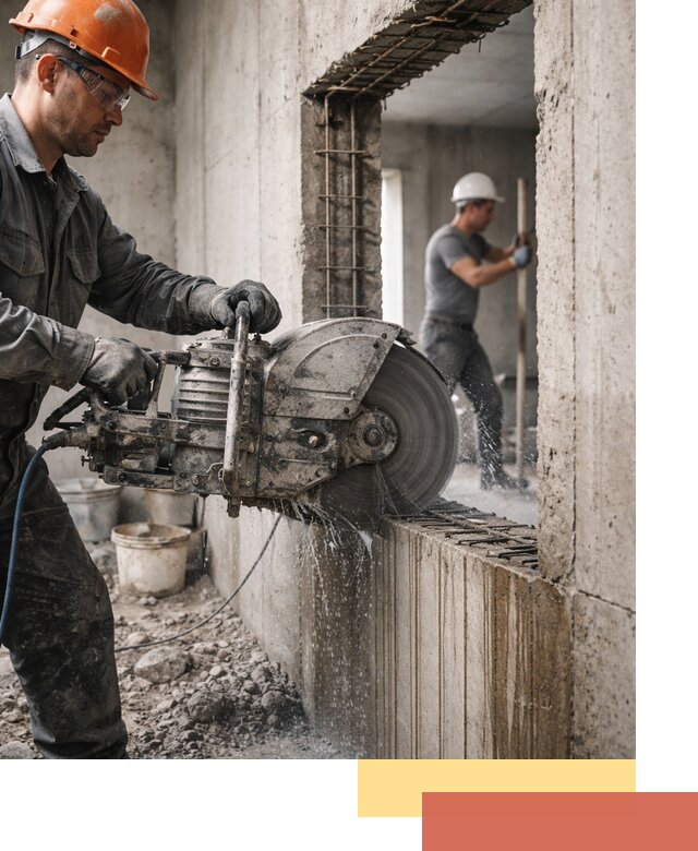 Алмазная резка проемов в Похвистнево быстро и точно