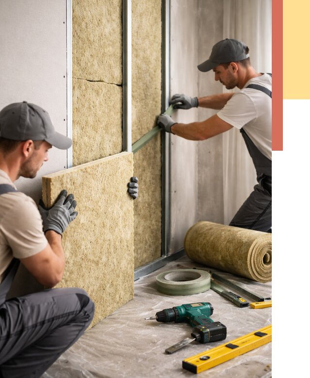 Шумоизоляция стен в Похвистнево под ключ от 1897 руб. | ОТДЕЛОЧНИК-Пхв