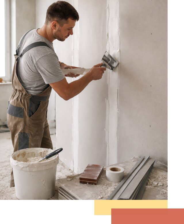 Шпаклевка перегородок из гипсокартона в Похвистнево качественно и быстро
