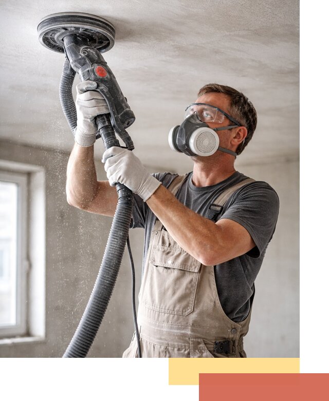 Шлифовка потолка в Похвистнево — качественная подготовка под отделку