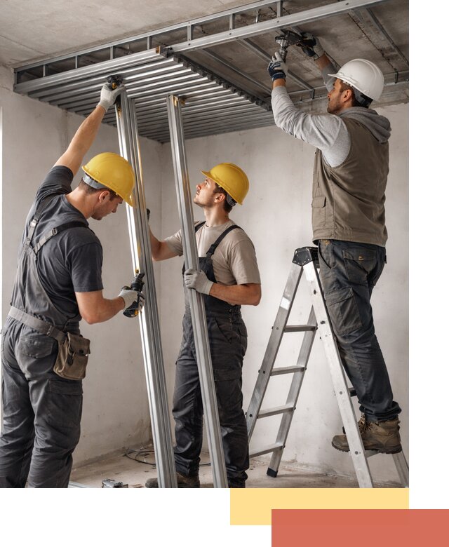 Монтаж реечного потолка под ключ в Похвистнево