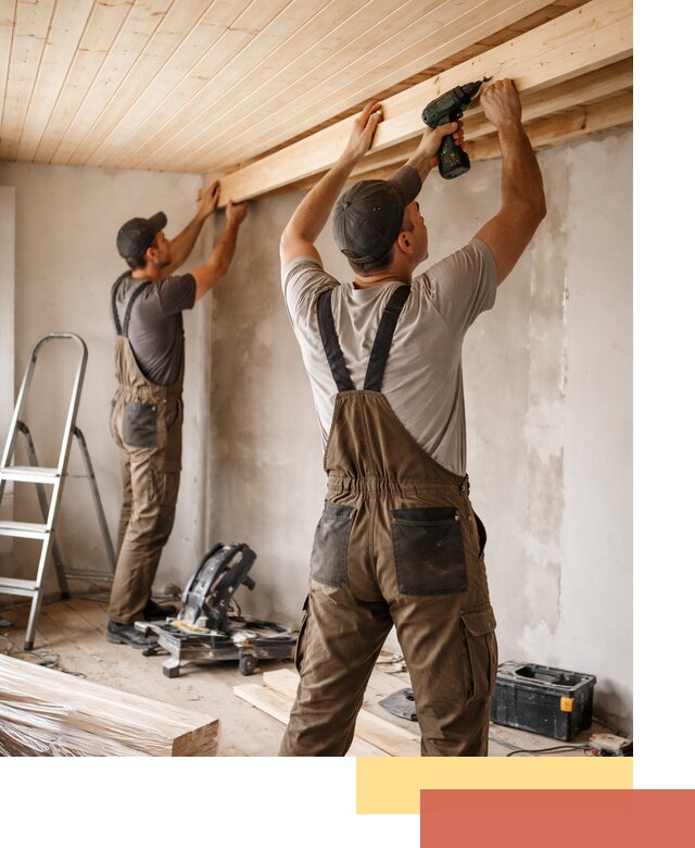 Монтаж потолка из вагонки в Похвистнево профессионально и аккуратно