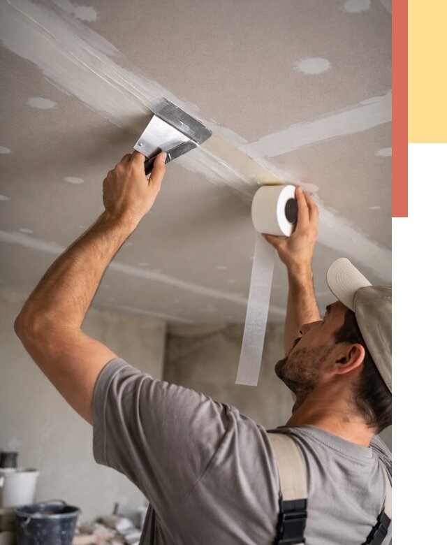 Обработка швов потолка ГКЛ в Похвистнево от 7689 руб. под ключ | ОТДЕЛОЧНИК-Пхв