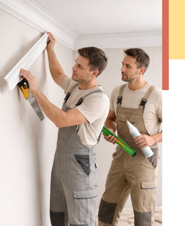 Монтаж потолочного плинтуса в Похвистнево от 2358 руб. — быстро и недорого | ОТДЕЛОЧНИК-Пхв