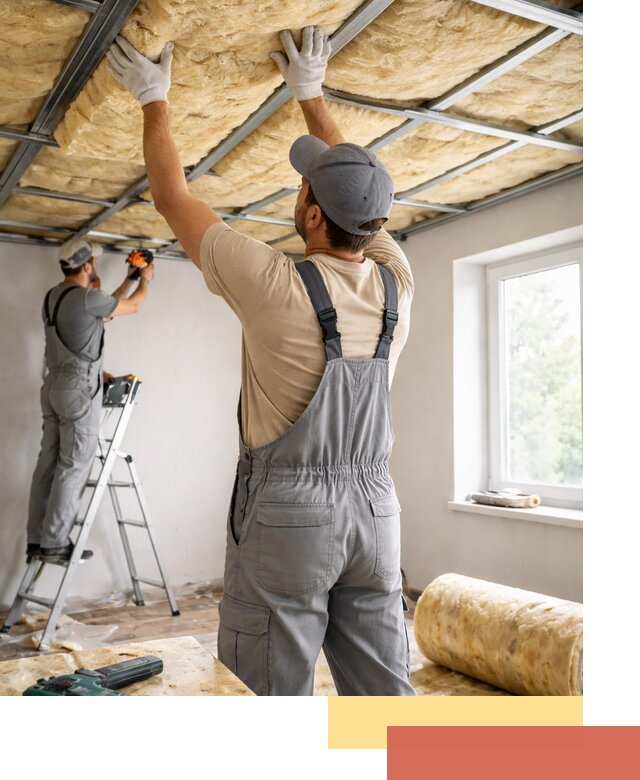 Утепление потолка под ключ в Похвистнево качественно и быстро