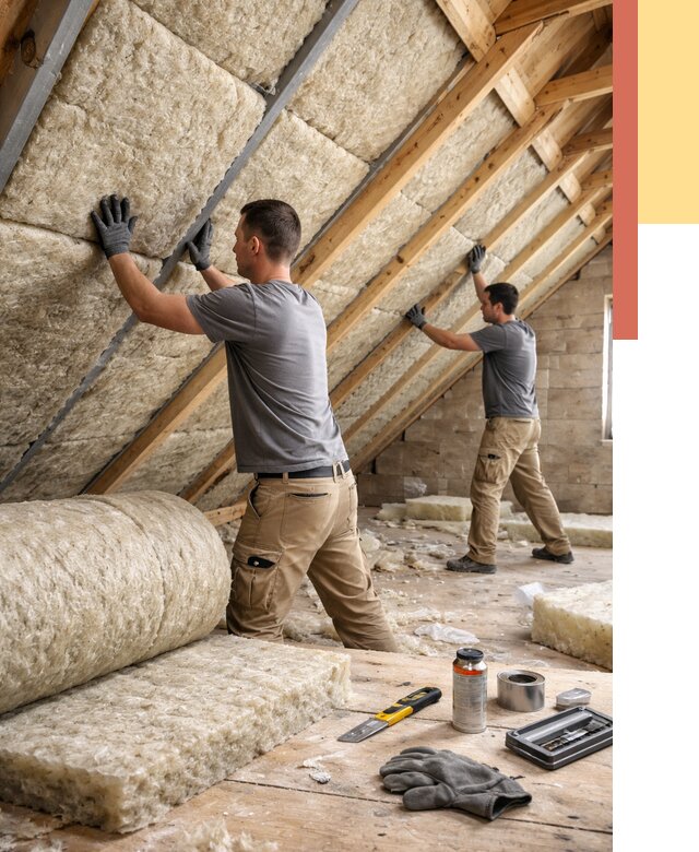 Утепление потолка минватой в Похвистнево от 1487 руб. — быстро и недорого | ОТДЕЛОЧНИК-Пхв